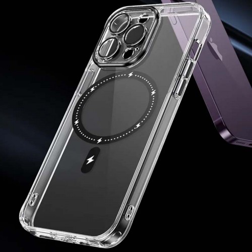 Чохол TPU+PC Colorful with MagSafe для Apple iPhone 12 Pro (6.1") Black