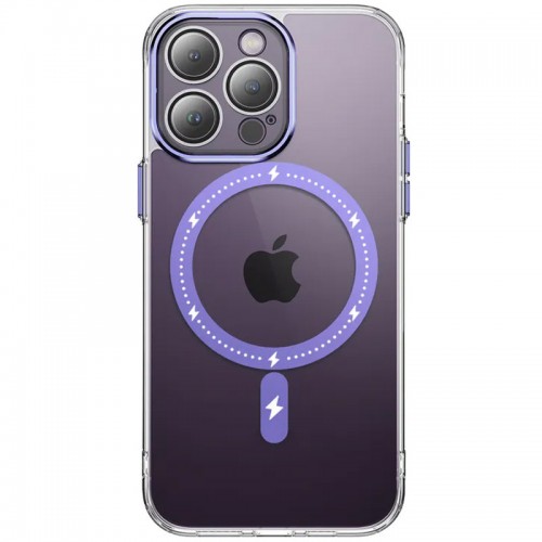 Чохол TPU+PC Colorful with MagSafe для Apple iPhone 12 Pro (6.1") Purple