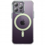 Чехол TPU+PC Colorful с MagSafe для Apple iPhone 13 Pro (6.1") Зеленый