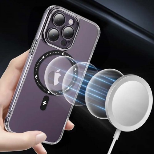 Чохол TPU+PC Colorful with MagSafe для Apple iPhone 14 Pro (6.1") Black