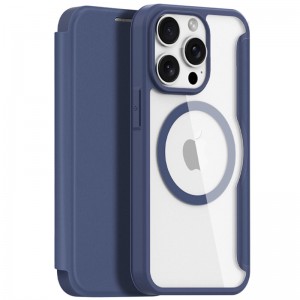 Чохол-книжка Dux Ducis Skin X Pro with MagSafe для Apple iPhone 15 Pro (6.1") Blue