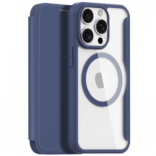 Чохол-книжка Dux Ducis Skin X Pro with MagSafe для Apple iPhone 15 Pro (6.1") Blue