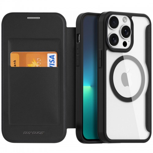 Чохол-книжка Dux Ducis Skin X Pro with MagSafe для Apple iPhone 15 Pro Max (6.7") Black