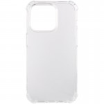 TPU чехол GETMAN Ease logo усиленные углы для Apple iPhone 15 Pro Max (6.7") Бесцветный (прозрачный)