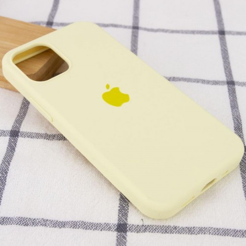 Чехол Silicone Case Full Protective (AA) для Apple iPhone 15 (6.1") Жёлтый / Mellow Yellow
