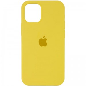 Чехол Silicone Case Full Protective (AA) для Apple iPhone 15 (6.1") Жёлтый / Yellow