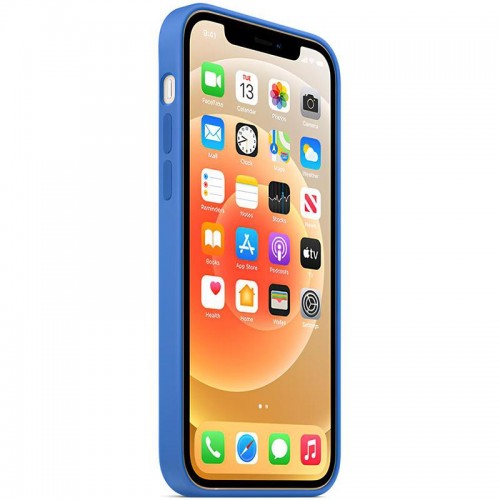 Чехол Silicone Case Full Protective (AA) для Apple iPhone 15 (6.1") Синий / Capri Blue