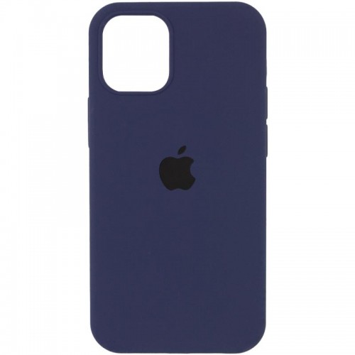 Чехол Silicone Case Full Protective (AA) для Apple iPhone 15 (6.1") Темно-синий / Midnight blue