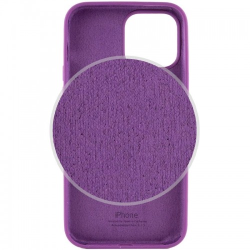 Чехол Silicone Case Full Protective (AA) для Apple iPhone 15 (6.1") Фиолетовый / Grape