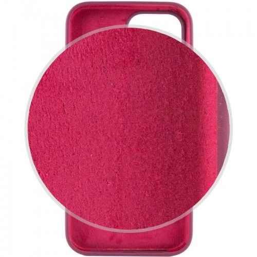 Чехол Silicone Case Full Protective (AA) для Apple iPhone 15 Plus (6.7") Бордовый / Plum