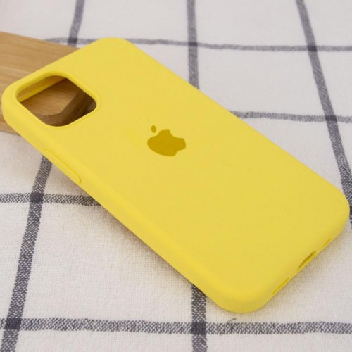 Чехол Silicone Case Full Protective (AA) для Apple iPhone 15 Plus (6.7") Желтый / Yellow