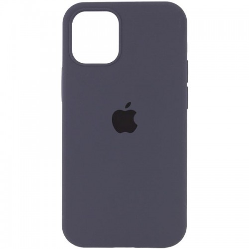 Чохол Silicone Case Full Protective (AA) для Apple iPhone 15 Plus (6.7") Сірий / Dark Gray