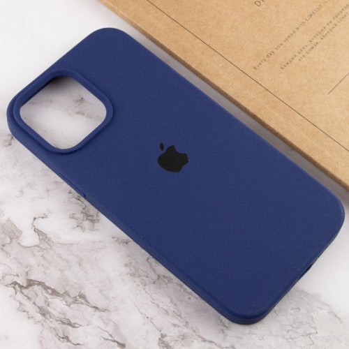Чехол Silicone Case Full Protective (AA) для Apple iPhone 15 Plus (6.7") Синий / Deep navy