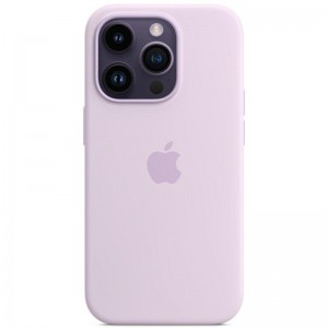 Чехол Silicone Case Full Protective (AA) для Apple iPhone 15 Plus (6,7") Сиреневый / Lilac