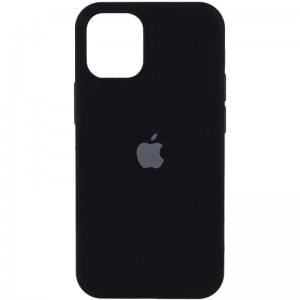 Чехол Silicone Case Full Protective (AA) для Apple iPhone 15 Plus (6.7") Чёрный / Black