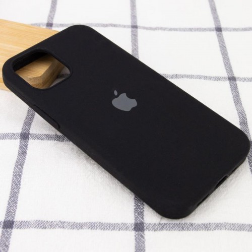 Чехол Silicone Case Full Protective (AA) для Apple iPhone 15 Plus (6.7") Чёрный / Black