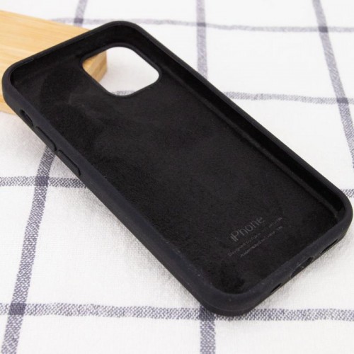 Чехол Silicone Case Full Protective (AA) для Apple iPhone 15 Plus (6.7") Чёрный / Black