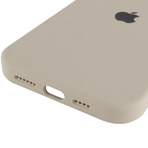 Чохол Silicone Case Full Protective (AA) для Apple iPhone 15 Pro (6.1") Бежевий / Antique White