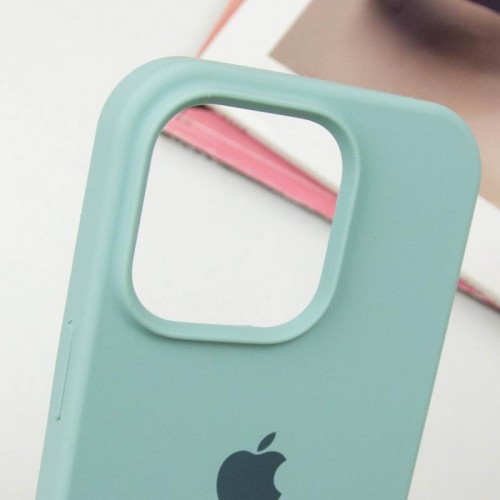Чехол Silicone Case Full Protective (AA) для Apple iPhone 15 Pro (6.1") Бирюзовый / Beryl