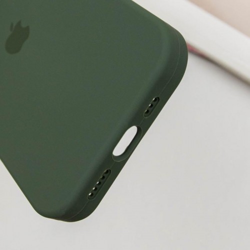 Чохол Silicone Case Full Protective (AA) для Apple iPhone 15 Pro (6.1") Зелений / Cyprus Green