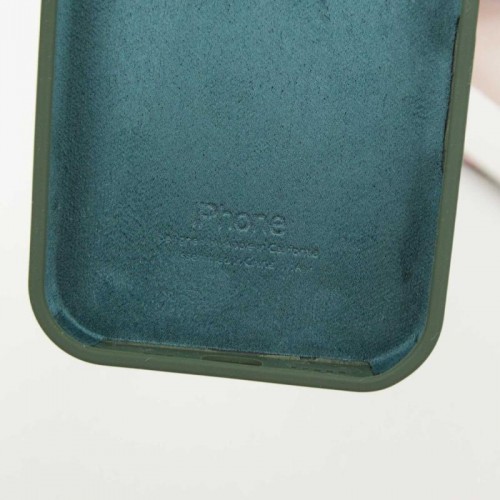 Чохол Silicone Case Full Protective (AA) для Apple iPhone 15 Pro (6.1") Зелений / Cyprus Green