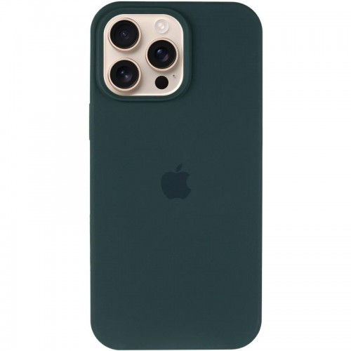Чехол Silicone Case Full Protective (AA) для Apple iPhone 15 Pro (6.1") Зелёный / Forest green