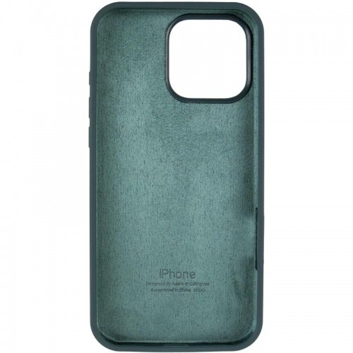 Чехол Silicone Case Full Protective (AA) для Apple iPhone 15 Pro (6.1") Зелёный / Forest green