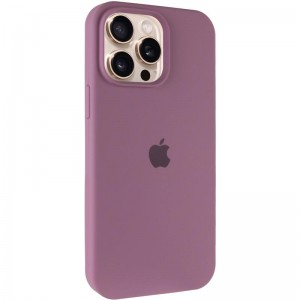 Чехол Silicone Case Full Protective (AA) для Apple iPhone 15 Pro (6.1") Лиловый / Lilac Pride