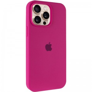 Чохол Silicone Case Full Protective (AA) для Apple iPhone 15 Pro (6.1") Малиновий / Dragon Fruit