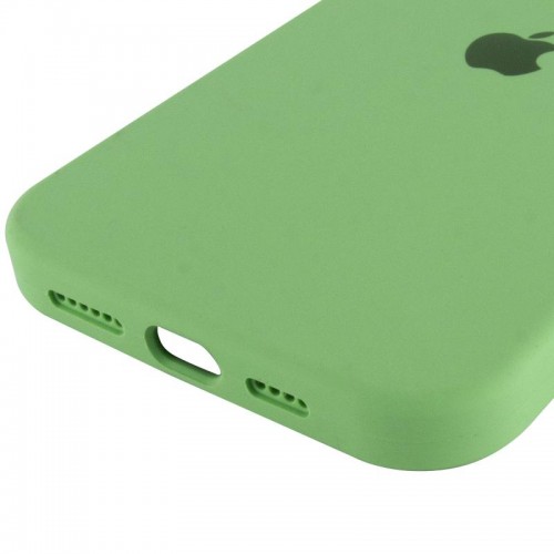 Чохол Silicone Case Full Protective (AA) для Apple iPhone 15 Pro (6.1") М'ятний / Mint