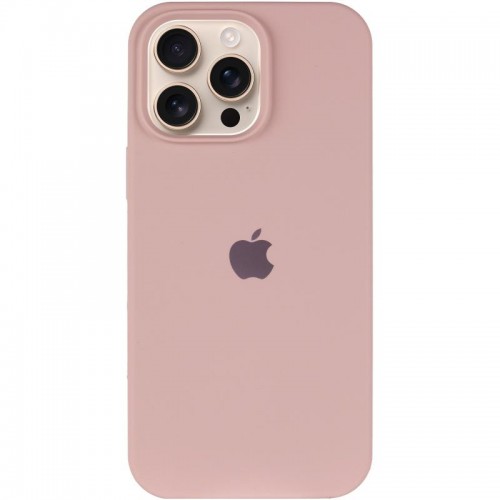 Чехол Silicone Case Full Protective (AA) для Apple iPhone 15 Pro (6.1") Розовый / Pink Sand