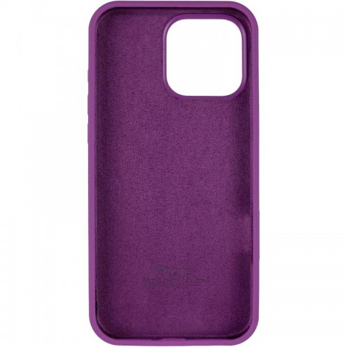 Чехол Silicone Case Full Protective (AA) для Apple iPhone 15 Pro (6.1") Фиолетовый / Grape