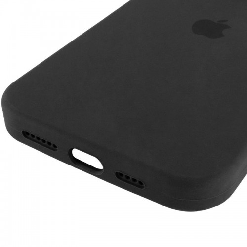Чехол Silicone Case Full Protective (AA) для Apple iPhone 15 Pro (6.1") Чёрный / Black