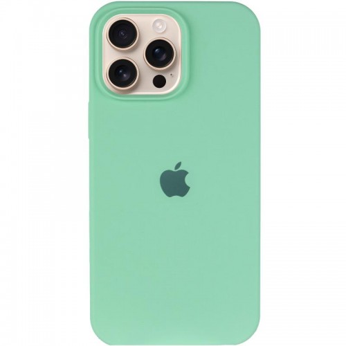 Чехол Silicone Case Full Protective (AA) для Apple iPhone 15 Pro Max (6.7") Зелёный / Pistachio