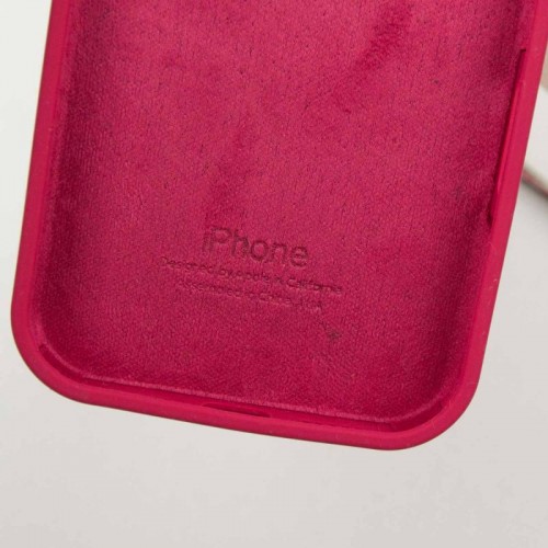 Чехол Silicone Case Full Protective (AA) для Apple iPhone 15 Pro Max (6,7") Красный / Rose Red