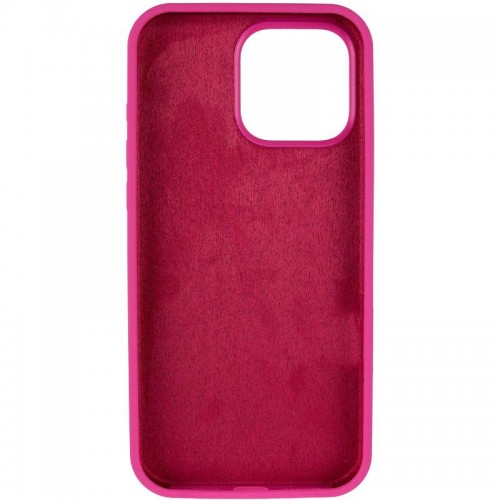 Чохол Silicone Case Full Protective (AA) для Apple iPhone 15 Pro Max (6.7") Малиновий / Dragon Fruit