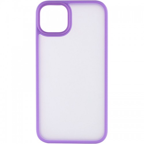 TPU+PC чохол Metal Buttons для Apple iPhone 15 Plus (6.7") Бузковий