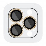 Защитное стекло Metal Shine на камеру (в упак.) для Apple iPhone 15 Pro (6.1") / 15 Pro Max (6.7") Золотой / Gold