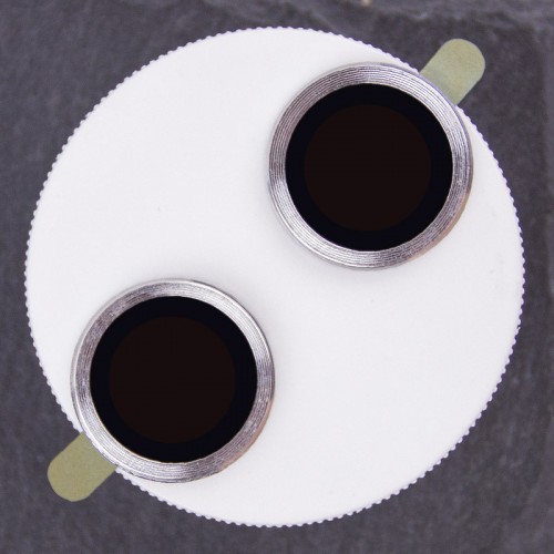 Захисне скло Metal Classic на камеру (у упак.) для Apple iPhone 15 (6.1") / 15 Plus (6.7") Срібний / Silver