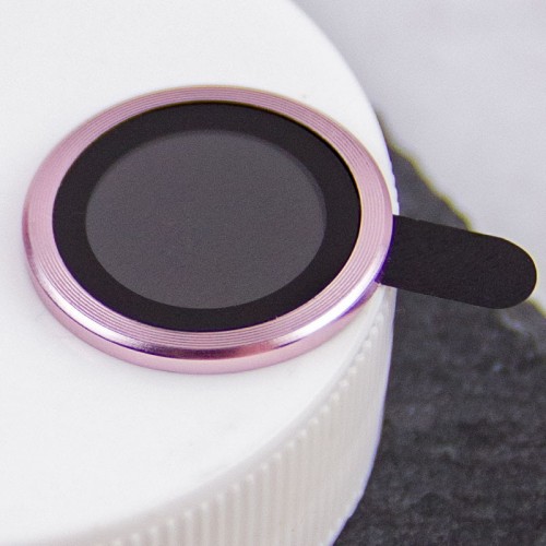 Защитное стекло Metal Classic на камеру (в упак.) для Apple iPhone 15 (6.1") / 15 Plus (6.7") Розовый / Pink