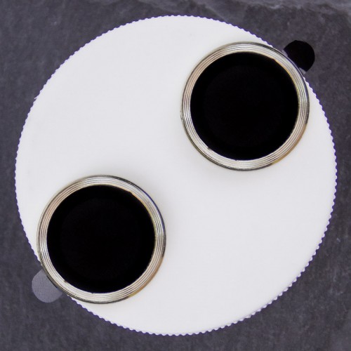 Защитное стекло Metal Classic на камеру (в упак.) для Apple iPhone 15 (6.1") / 15 Plus (6.7") Салатовый / Light Green