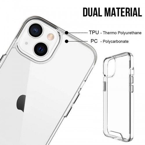 Прозрачный TPU чехол Space Case для Apple iPhone 15 Plus (6.7")