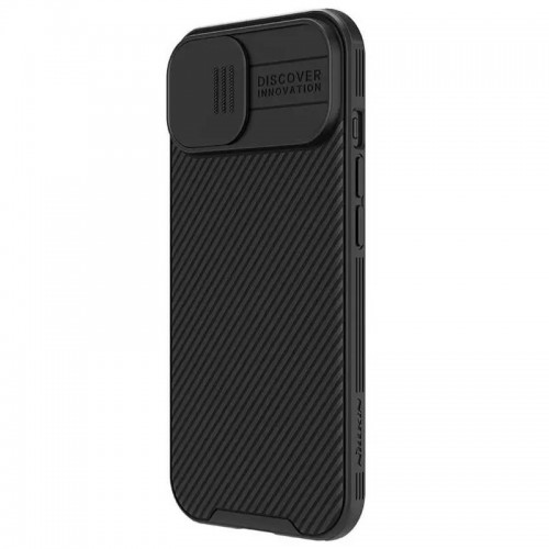 Карбонова накладка Nillkin CamShield Pro Magnetic для Apple iPhone 15 (6.1") Black