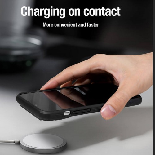 Карбоновая накладка Nillkin CamShield Pro Magnetic для Apple iPhone 15 Pro Max (6.7") Black