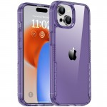 Чехол TPU+PC Multi-Color для Apple iPhone 15 (6.1") Фиолетовый