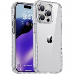 Чехол TPU+PC Multi-Color для Apple iPhone 15 Pro (6.1") Прозрачный