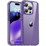Чехол TPU+PC Multi-Color для Apple iPhone 15 Pro (6.1") Фиолетовый