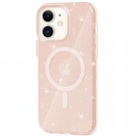 Чехол TPU Galaxy Sparkle (MagFit) для Apple iPhone 11 (6.1") Золотой + Блестки