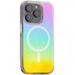 Чохол TPU Galaxy Sparkle (MagFit) для Apple iPhone 14 Pro (6.1") Chroma+Glitter
