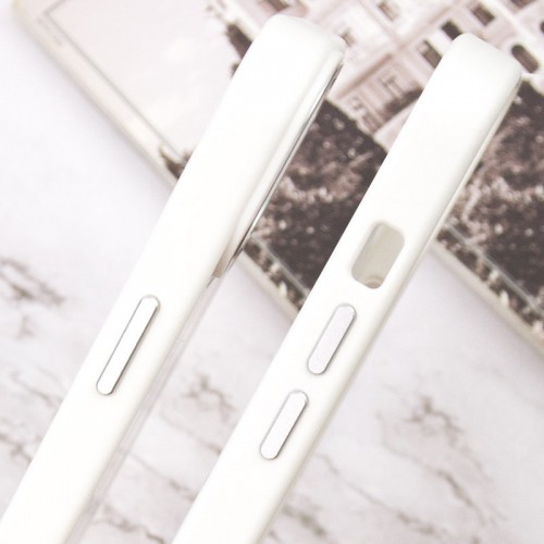 Чехол TPU+Glass Sapphire Midnight Open Camera с MagSafe для Apple iPhone 15 Plus (6.7") Белый / White